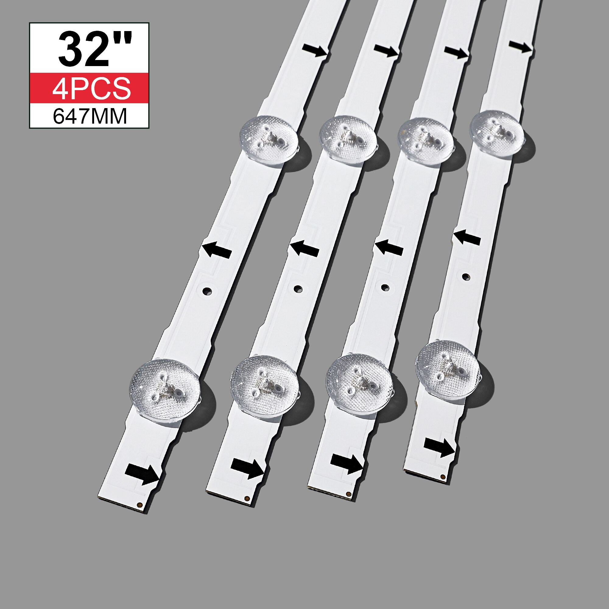 ο 4 PCS 7LED 647mm LED Ʈ Ʈ Ｚ UE32J5500AK D4GE-320DC1-R2 D4GE-320DC1-R1 30442A 2014SVS32FHD